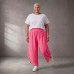 Luftige Ballonhose in strahlendem Pink für einen leichten femininen Sommerlook aus Italien