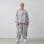 Oversized Shirt in Leinenoptik mit asymmetrischem Saum in Magnolia für lässige Sommertage