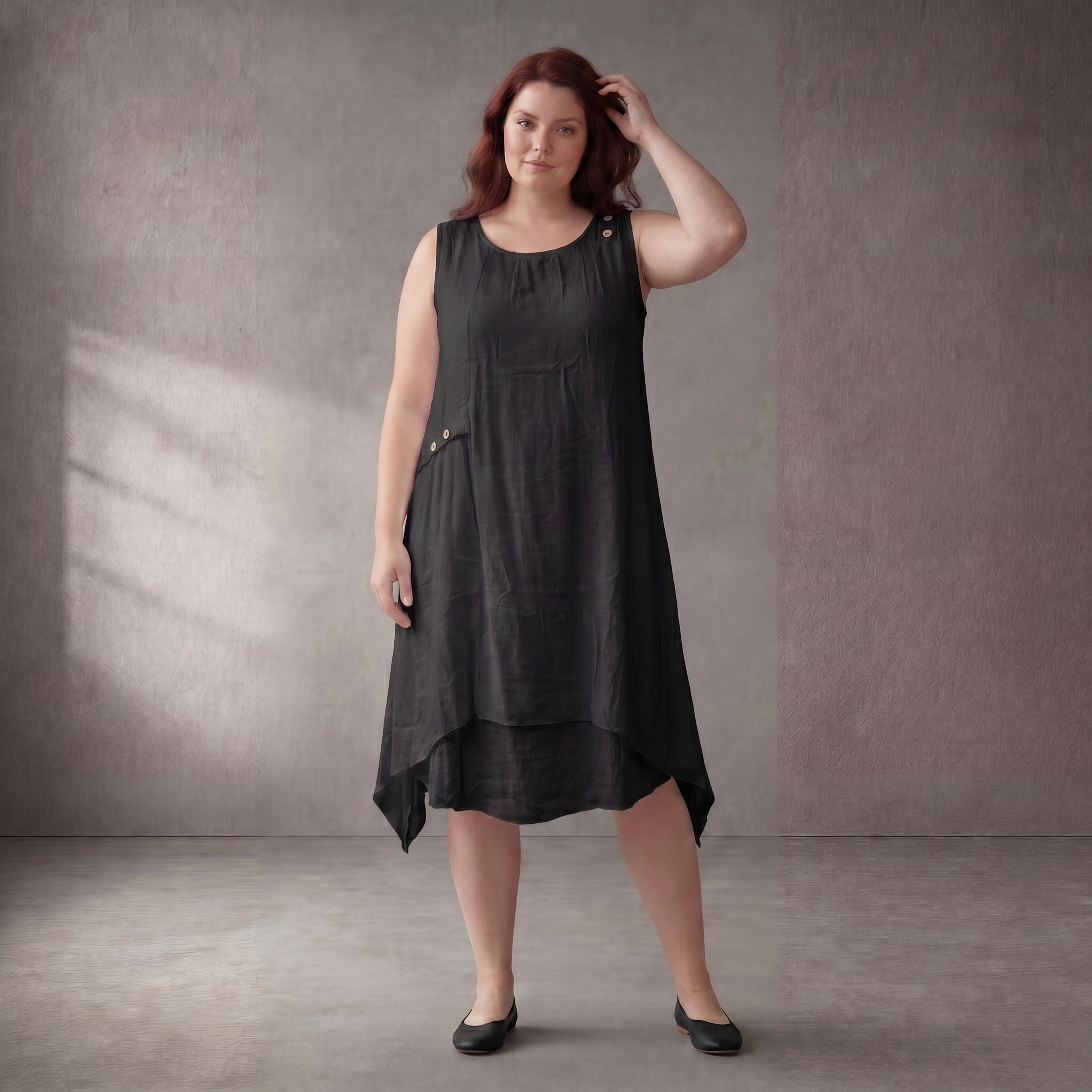 Funky Diva · Tunika · F126 · Schwarz