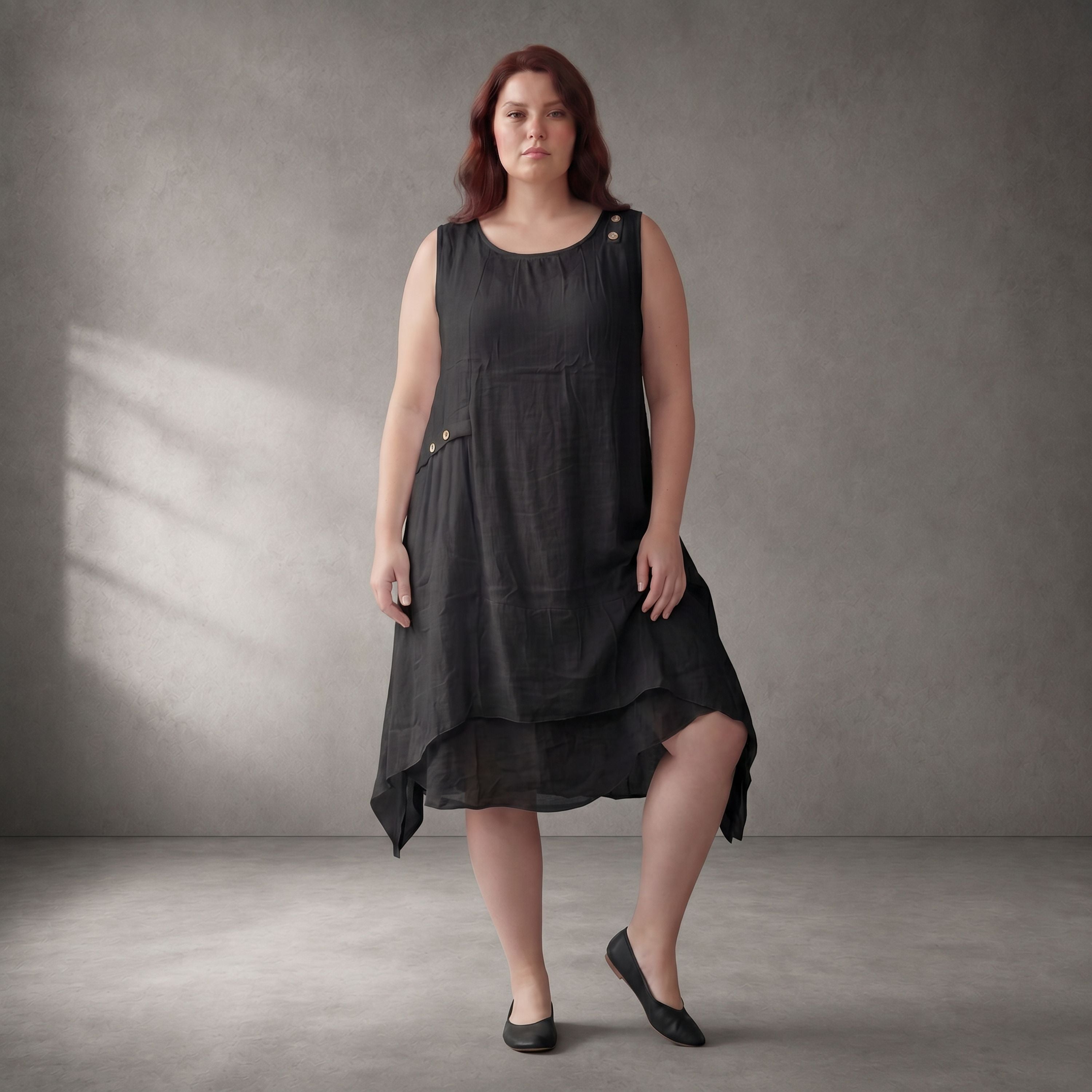 Funky Diva · Tunika · F126 · Schwarz