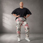 Mehrfarbig fliessende Karottenhose im Lagenlook weich elastisch leger zeitlos sehr modern