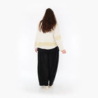  AKH Fashion Jacke in gerundeter Form, aus Viskose, 1377.00130, Senf-Ecru, Gerippt, Schick