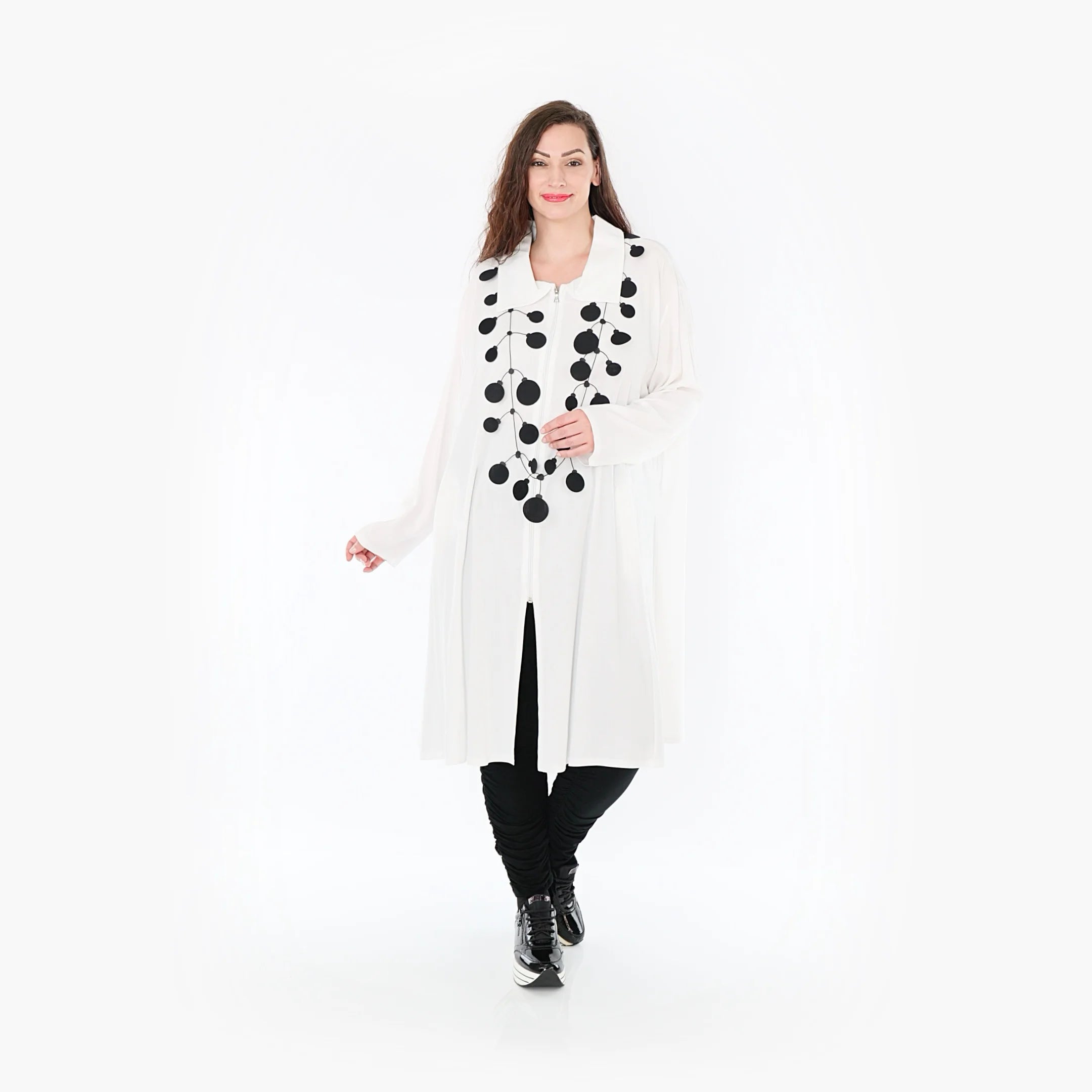  A-Form Bluse von AKH Fashion aus Viskose, 1380.06606, Weiß, Schick, Modern, Bequem
