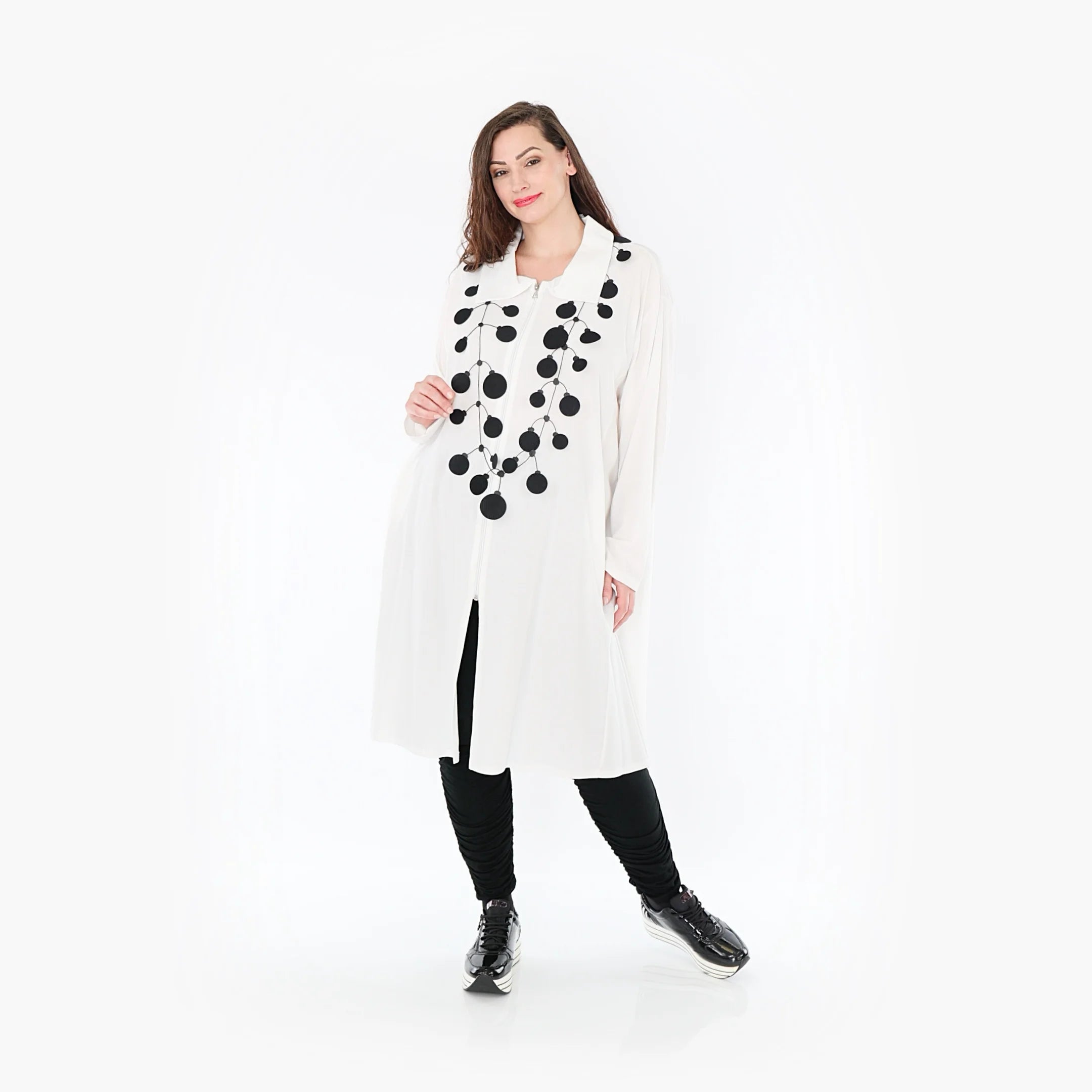  A-Form Bluse von AKH Fashion aus Viskose, 1380.06606, Weiß, Schick, Modern, Bequem