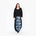  Ballonhose von AKH Fashion aus Viskose, 1381.08069, Petrol, Grafik, Schick, Modern, Bequem