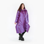  Ballonmantel von AKH Fashion aus Polyester, 1387.03023, Fuchsia, Grafik, Schick, Modern
