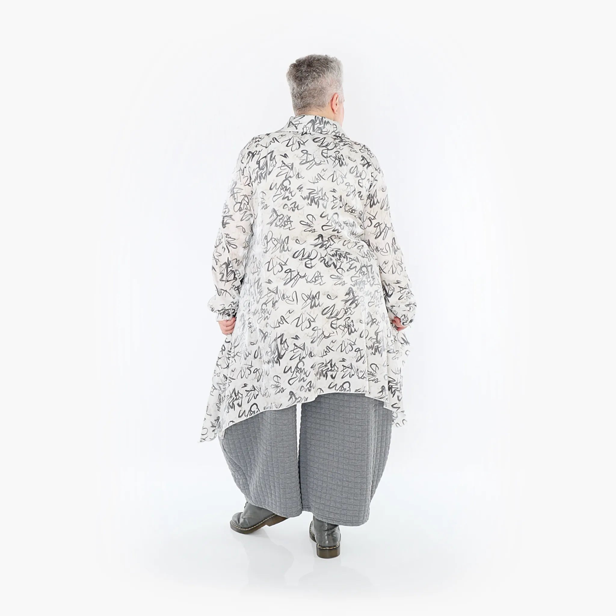 A-Form Jacke von AKH Fashion aus Viskose, ausgefallene, zeitlose Lagenlook Mode