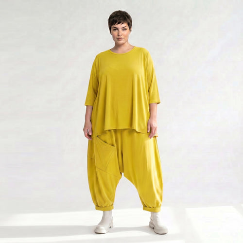 Haremshose von AKH Fashion aus Materialmix, ausgefallene, zeitlose Lagenlook Mode