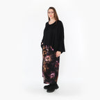  Marlene Hose von AKH Fashion aus Viskose, 1491.07070, Schwarz/Fuchsia/Multi, Blumen
