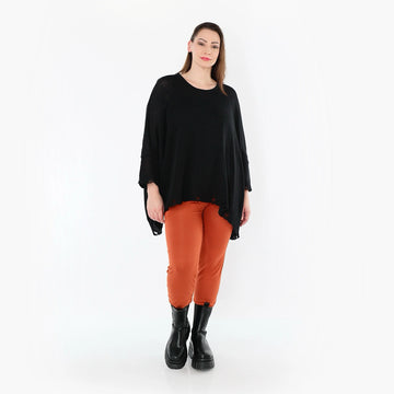 AKH Fashion Leggings in gerader Form, aus Viskose, 1531.0P100, Rost, Ausgefallen, Zeitlos