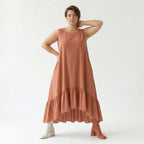 A-Form Kleid von AKH Fashion aus Viskose, 1576.07023, Mauve, Ausgefallen, Zeitlos, Schick