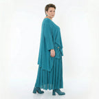 A-Form Rock von AKH Fashion aus Viskose, 1576.07186, Petrol, Ausgefallen, Zeitlos, Schick