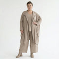Ballonhose von AKH Fashion aus Viskose, 1576.07189, Beige, Ausgefallen, Zeitlos, Schick