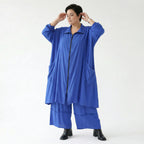 Ballonhose von AKH Fashion aus Viskose, 1576.07189, Royalblau, Ausgefallen, Zeitlos