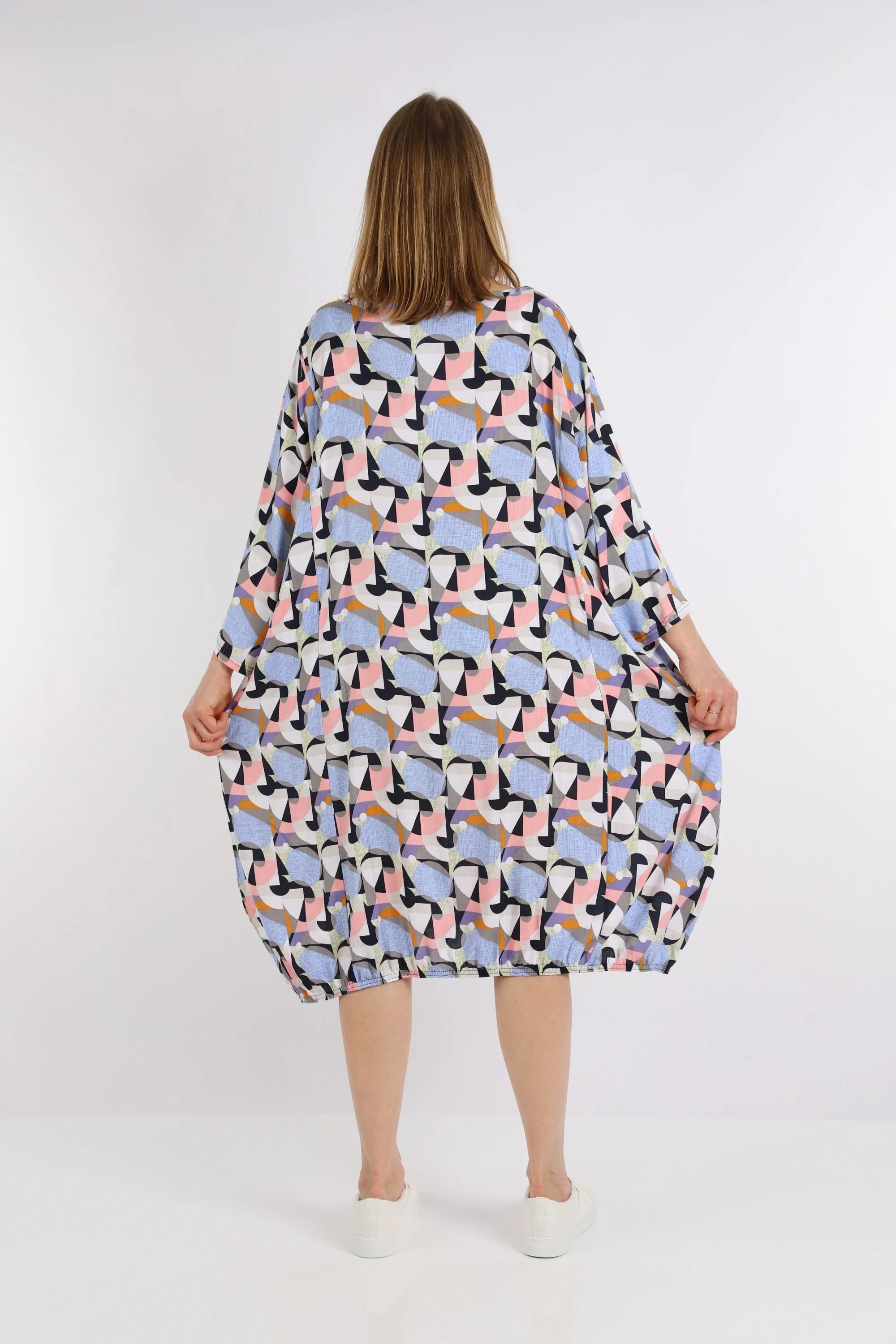 Ballonkleid von AKH Fashion aus Viskose, ausgefallene, zeitlose Lagenlook Mode