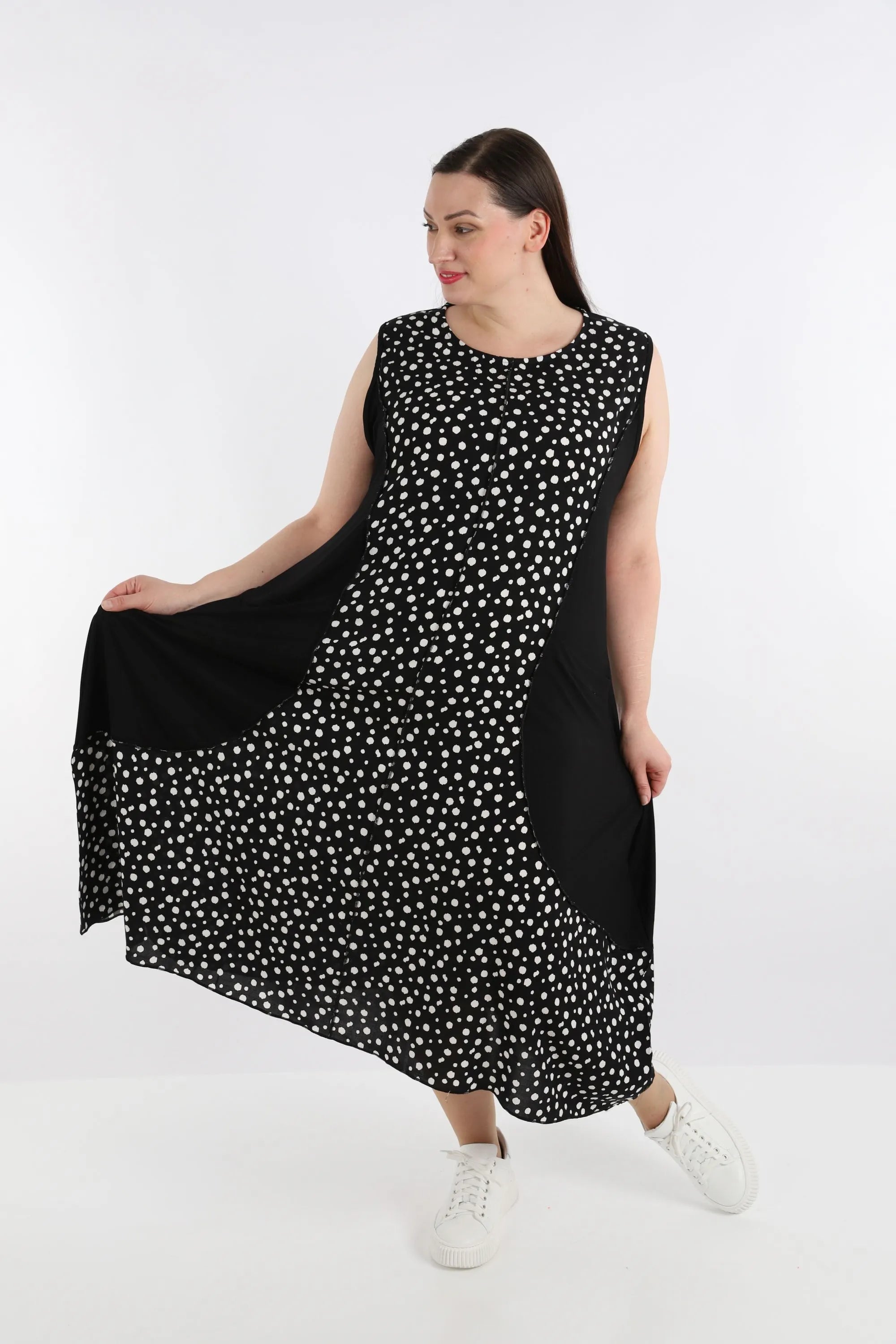 Ballonkleid von AKH Fashion aus Viskose, ausgefallene, zeitlose Lagenlook Mode