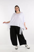  AKH Fashion Bigshirt in kastiger Form, aus Viskose, 1274.06924, Weiß, Schick, Modern, Bequem