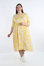Ballonkleid von AKH Fashion aus Viskose, ausgefallene, zeitlose Lagenlook Mode