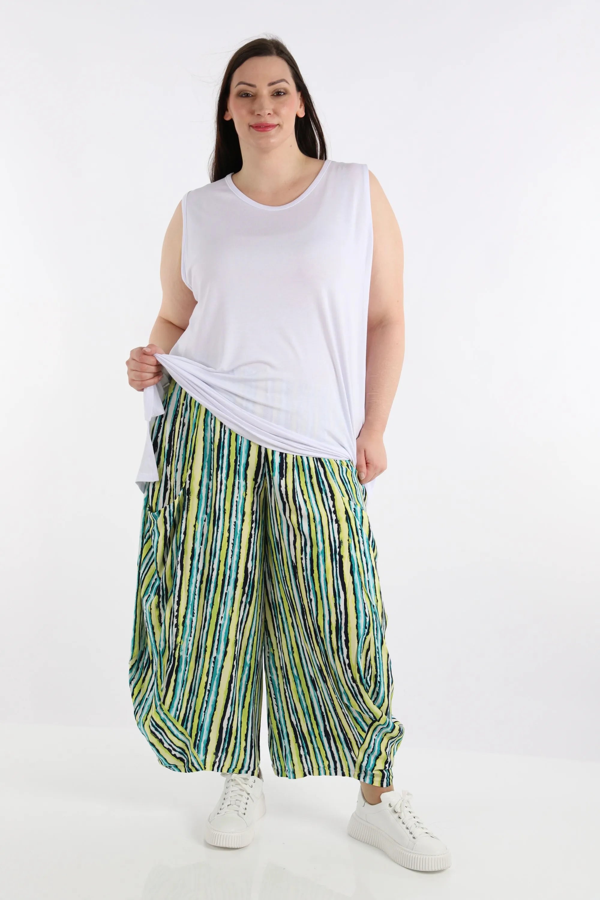 Ballonhose von AKH Fashion aus Viskose, ausgefallene, zeitlose Lagenlook Mode