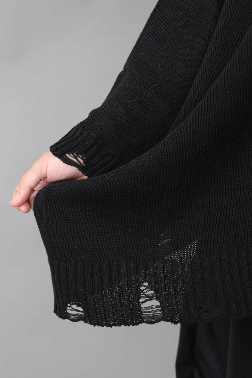  AKH Premium Bigshirt in kastiger Form, aus Baumwolle, P1002.2535, Schwarz, Ausgefallen