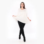  Geraffte Leggings von AKH Fashion aus Viskose, 1233.06580, Schwarz, Schick, Modern, Bequem