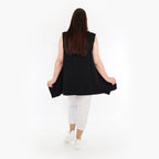  A-Form Top von AKH Fashion aus Viskose, 1233.03071, Schwarz, Schick, Modern, Bequem