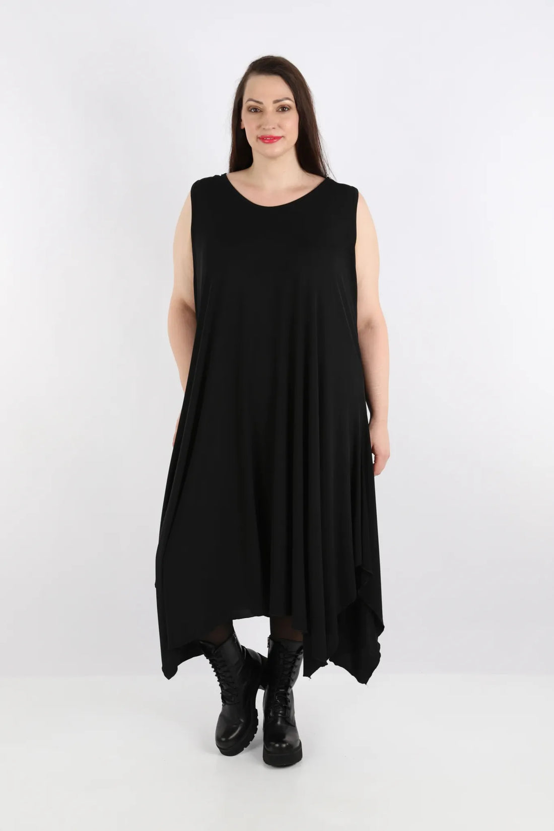  A-Form Tunika von AKH Fashion aus Viskose, 1233.05927, Schwarz, Ausgefallen, Zeitlos