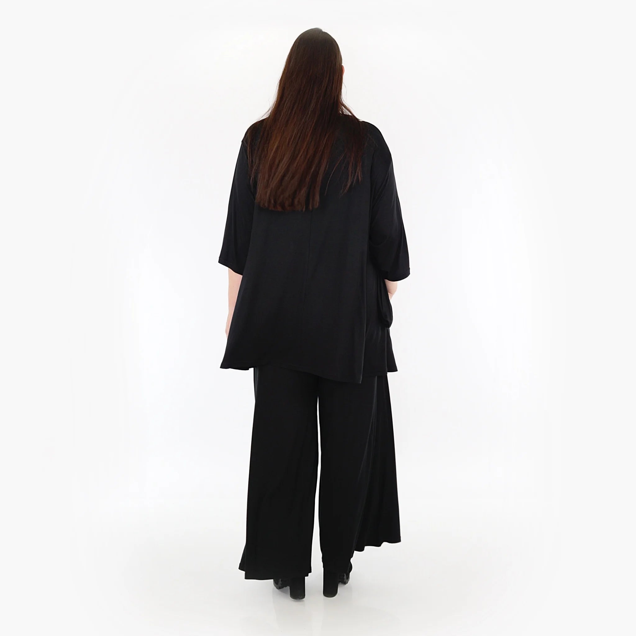 Hose von AKH Fashion aus Viskose in gerader Form, ausgefallene Lagenlook Mode