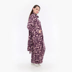  AKH Fashion Mantel in Vokuhila-Form, aus Viskose, 1318.02276, Beere-Rosa, Schick, Modern