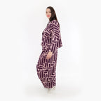  AKH Fashion Jacke in kastiger Form, aus Viskose, 1318.06929, Beere-Rosa, Schick, Modern