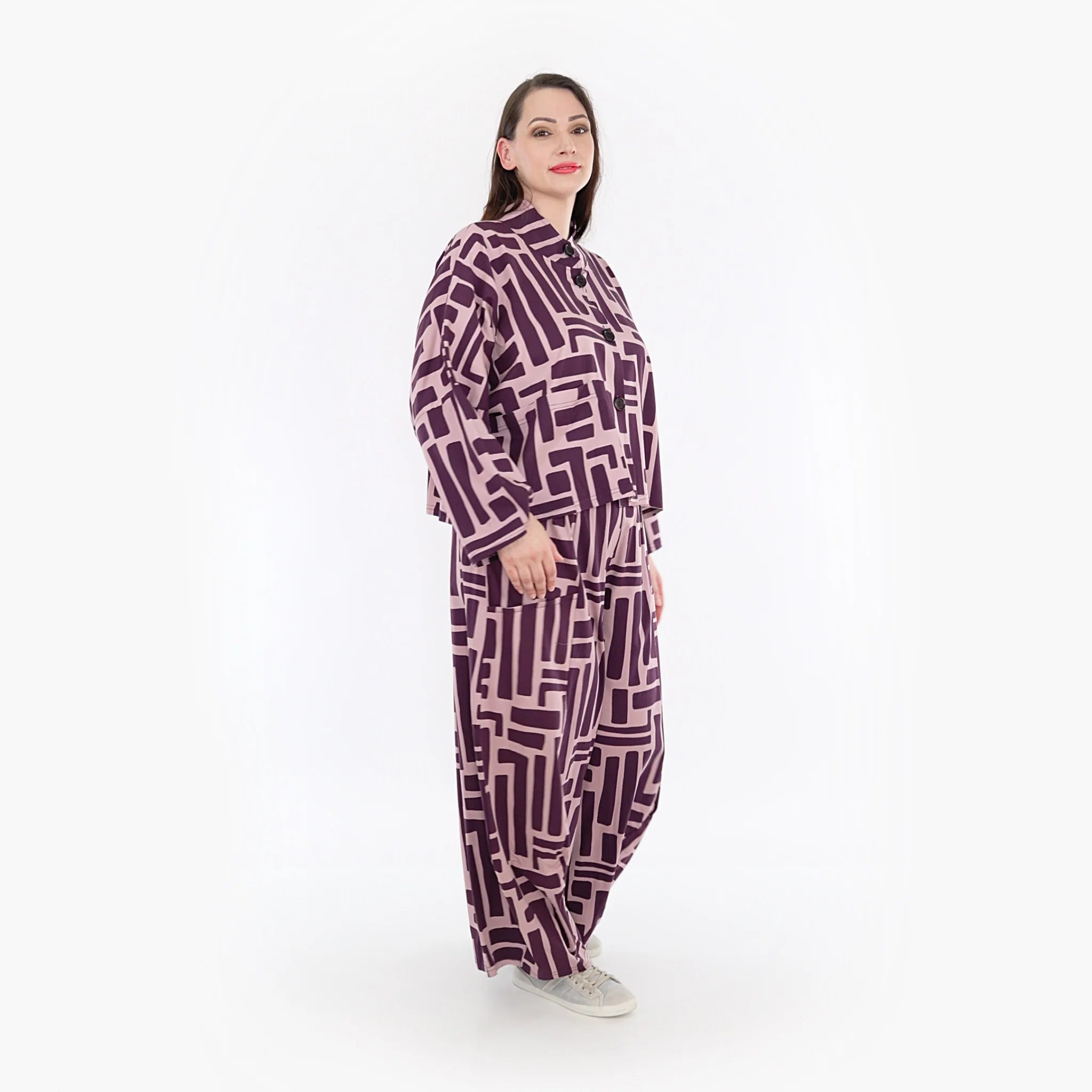  Ballonhose von AKH Fashion aus Viskose, 1318.08069, Beere-Rosa, Schick, Modern, Bequem
