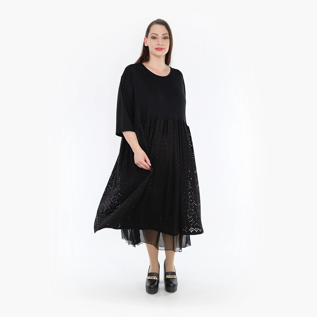 Ballonkleid von AKH Fashion aus Viskose, ausgefallene, zeitlose Lagenlook Mode