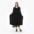 Ballonkleid von AKH Fashion aus Viskose, ausgefallene, zeitlose Lagenlook Mode