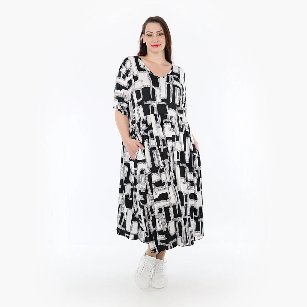 Ballonkleid von AKH Fashion aus Viskose, ausgefallene, zeitlose Lagenlook Mode