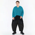 AKH Premium Bigshirt in kastiger Form, aus Baumwolle, P1032.2601, AquaBlau, Ausgefallen