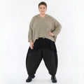 AKH Premium Bigshirt in kastiger Form, aus Baumwolle, P1032.2601, Beige, Ausgefallen, Zeitlos