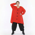 A-Form Bigshirt von AKH Premium aus Baumwolle, P1032.2603, Orange, Ausgefallen, Zeitlos