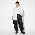 Ballonhose von AKH Premium aus Materialmix, P1027.7181, Schwarz, Ausgefallen, Zeitlos