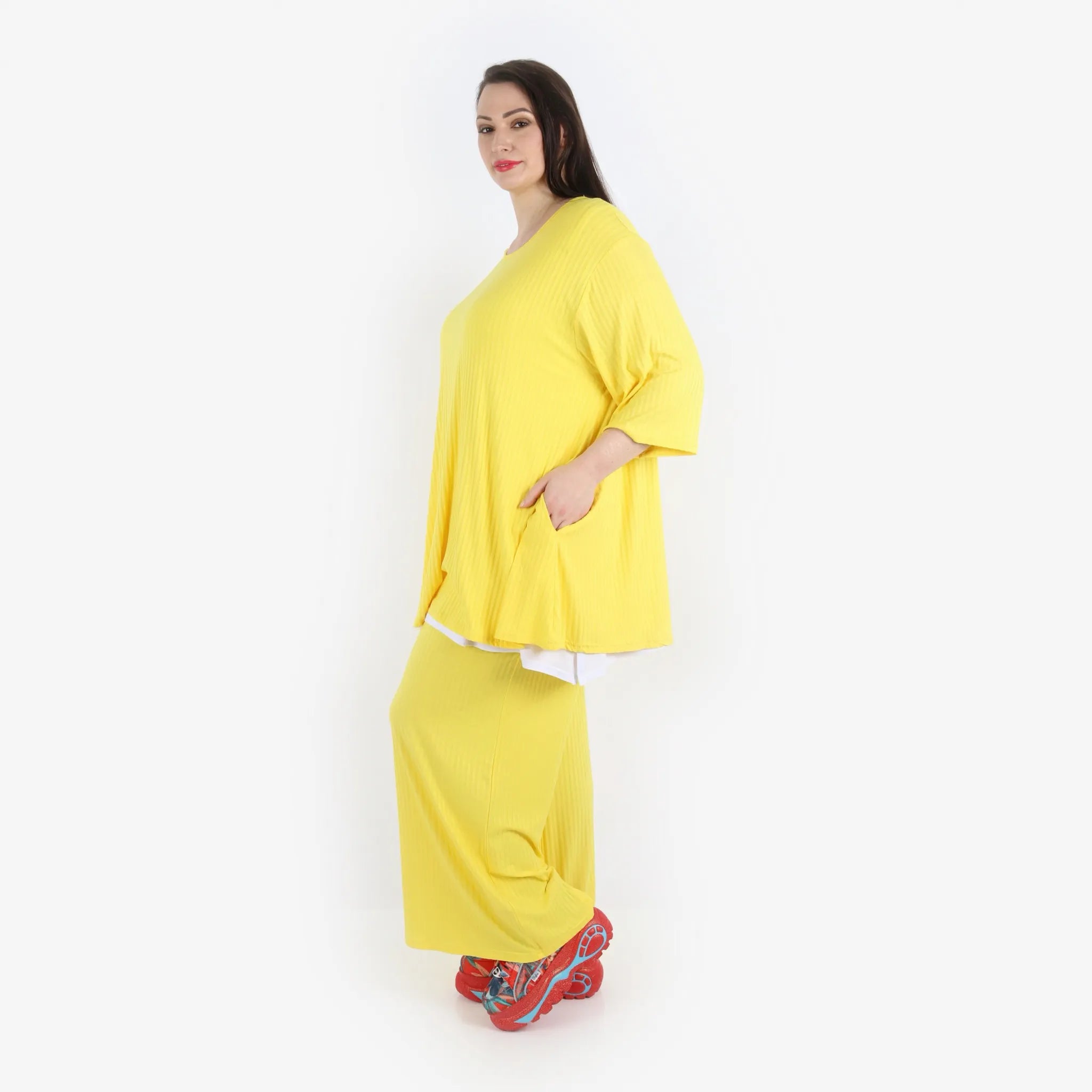 Oversize Damen Shirt, Papita, Viskose, Glocken-Form, Lagenlook Mode, große Größen - SEELENlook