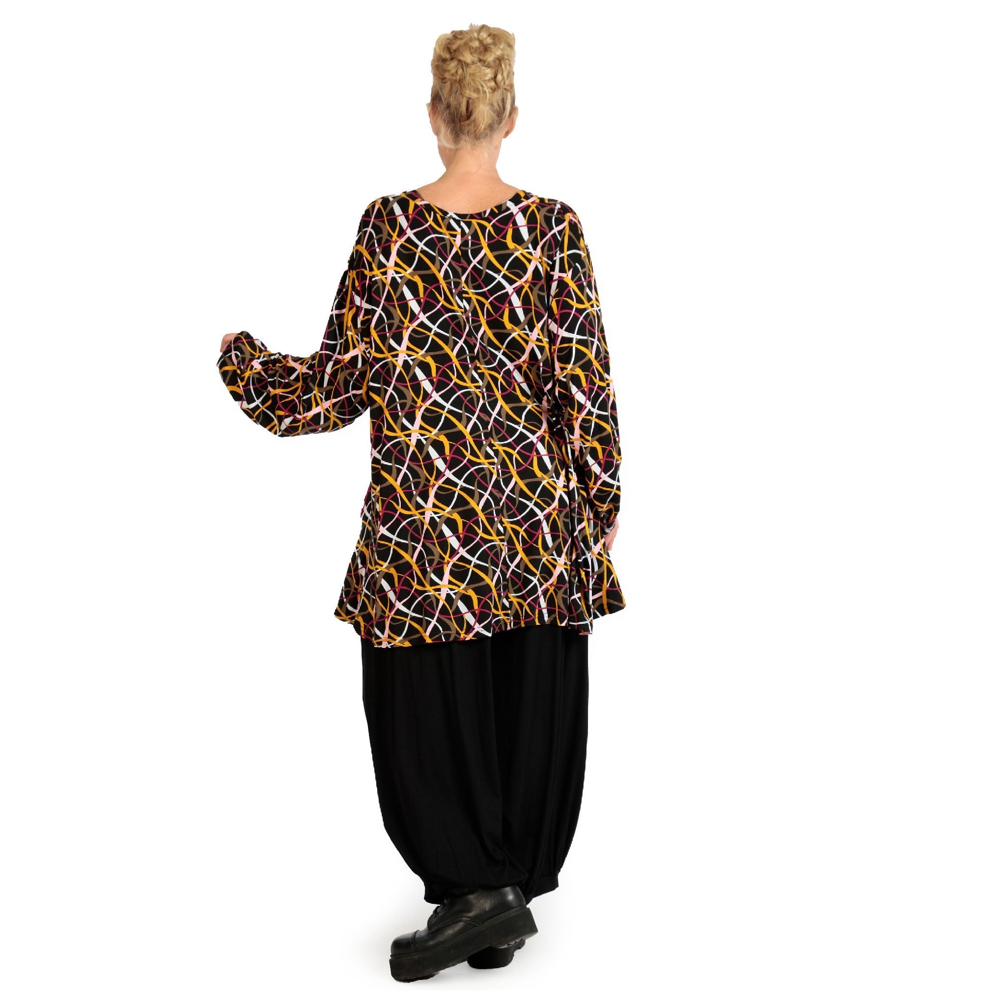 AKH Fashion · Shirt · Amira · 1892 · Schwarz/Gelb/Weiß