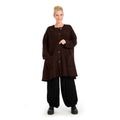 AKH Fashion · Jacke · BoucleStrick · 1382 · Schokobraun