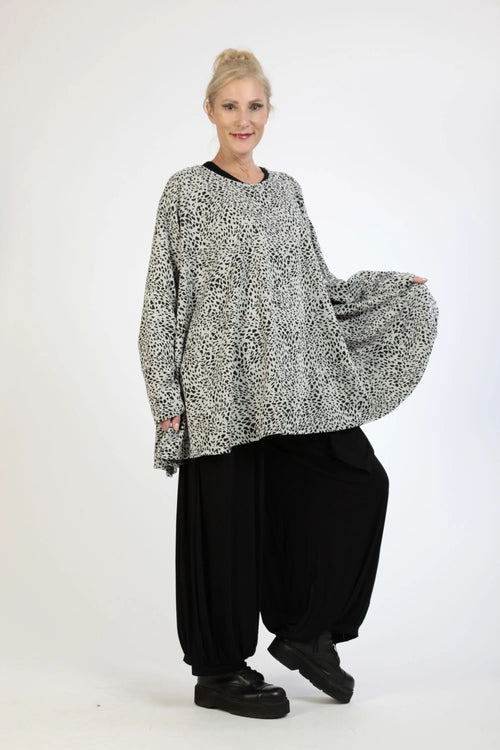A-Form Shirt von AKH Fashion aus Materialmix, ausgefallene, zeitlose Lagenlook Mode