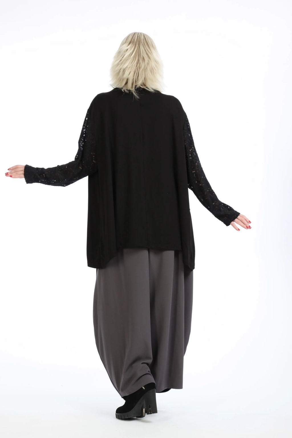 A-Form Shirt von AKH Fashion aus Viskose, ausgefallene, zeitlose Lagenlook Mode