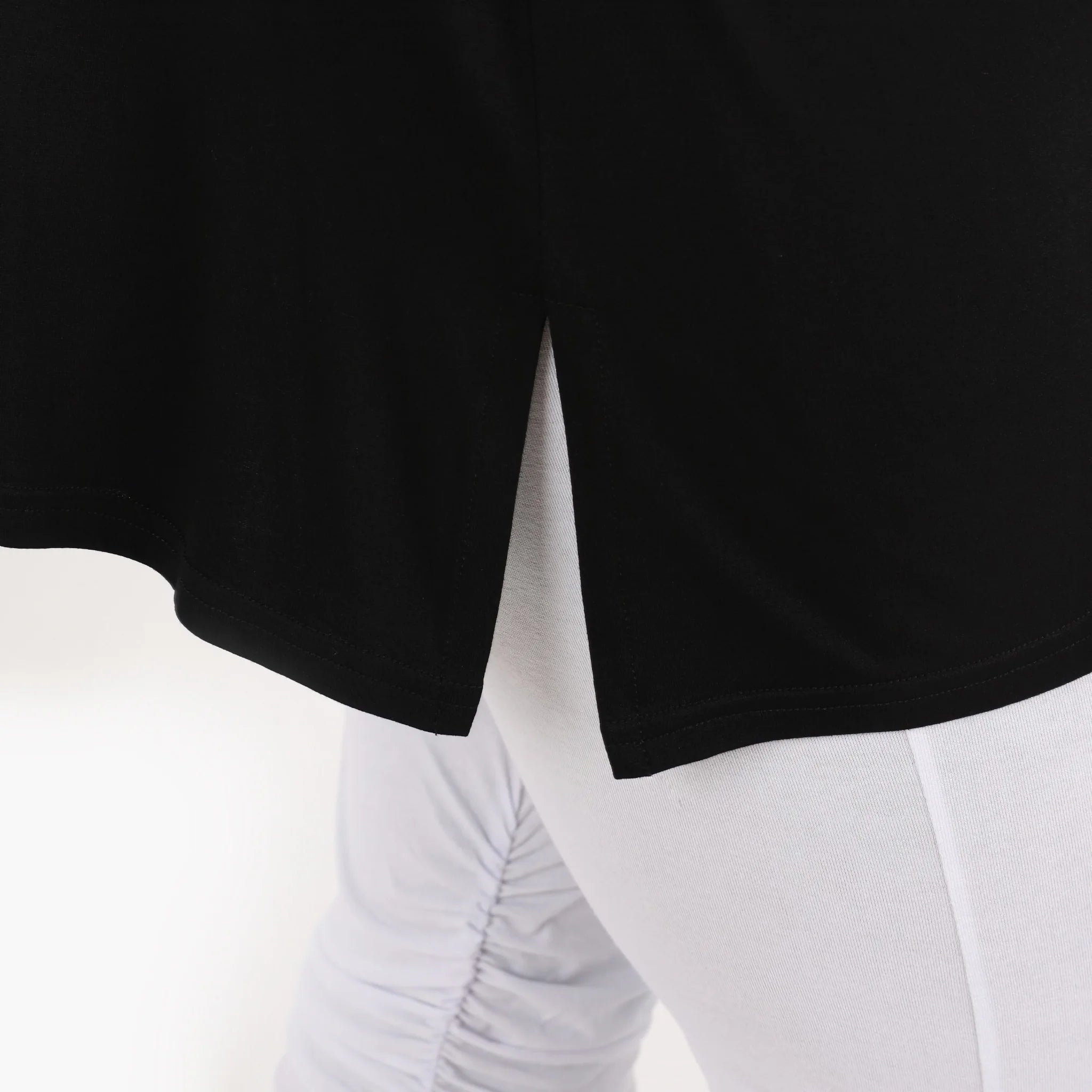  AKH Fashion Top in gerader Form, aus Viskose, 1312.06675, Schwarz, Schick, Modern, Bequem