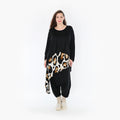  Haremshose von AKH Fashion aus Viskose, 1373.06992, Weiß-Schwarz-Cognac, Leopard, Schick