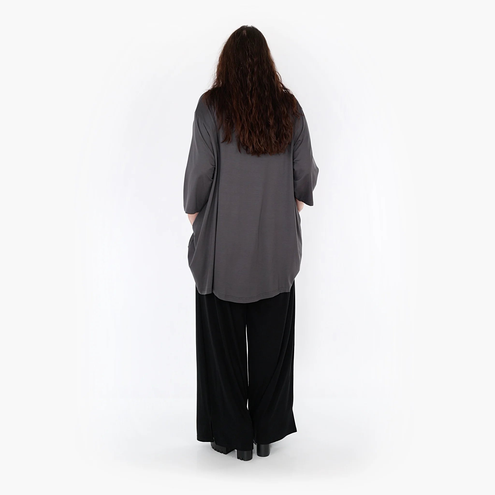  AKH Fashion Hose in gerader Form, aus Viskose, 1233.06971, Schwarz, Schick, Modern, Bequem