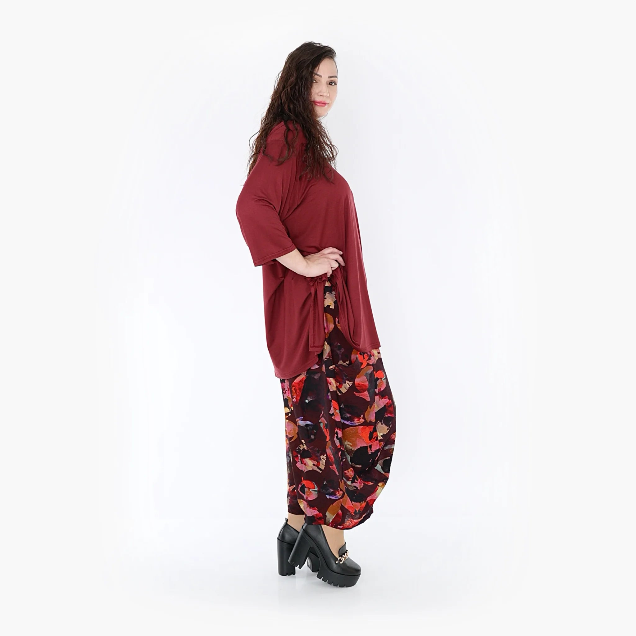 Ballonhose von AKH Fashion aus Viskose, ausgefallene, zeitlose Lagenlook Mode