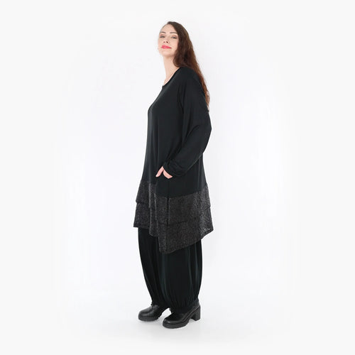 A-Form Shirt von AKH Fashion aus Viskose, ausgefallene, zeitlose Lagenlook Mode