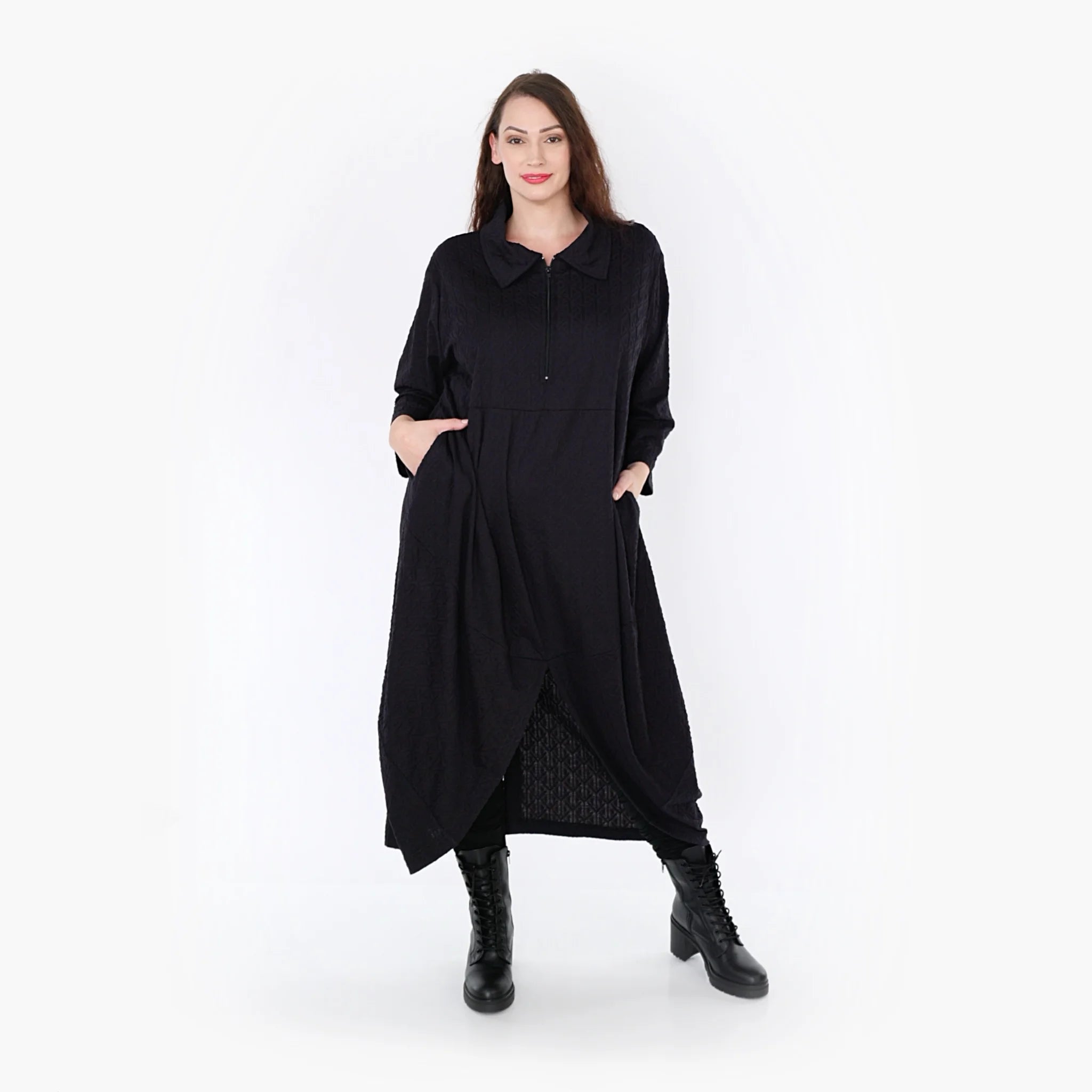  Ballonkleid von AKH Fashion aus Viskose, 1342.06975, Schwarz, Schick, Modern, Bequem