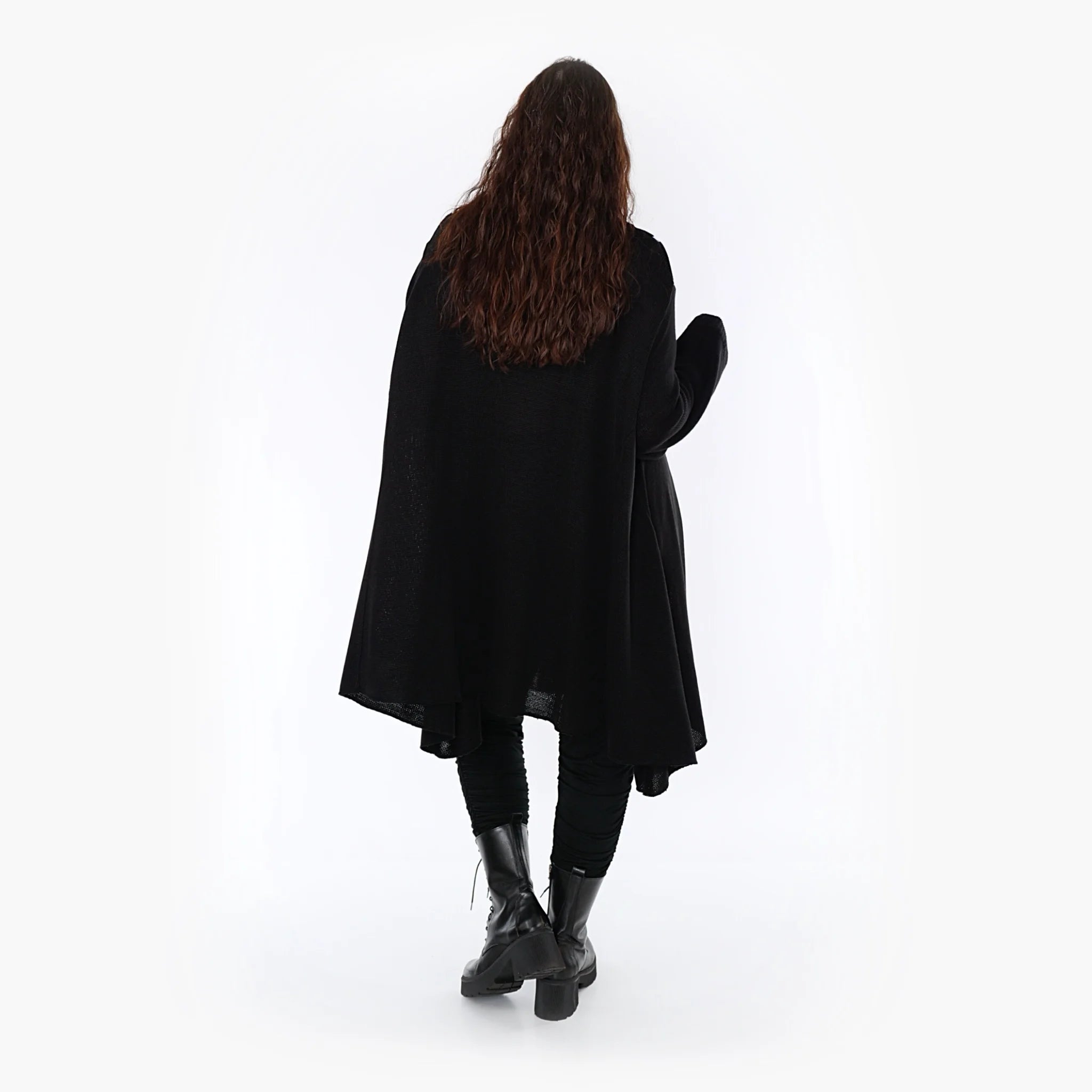  A-Form Bigshirt von AKH Fashion aus Baumwolle, 1343.0593D, Schwarz-Weiß, Schick, Modern